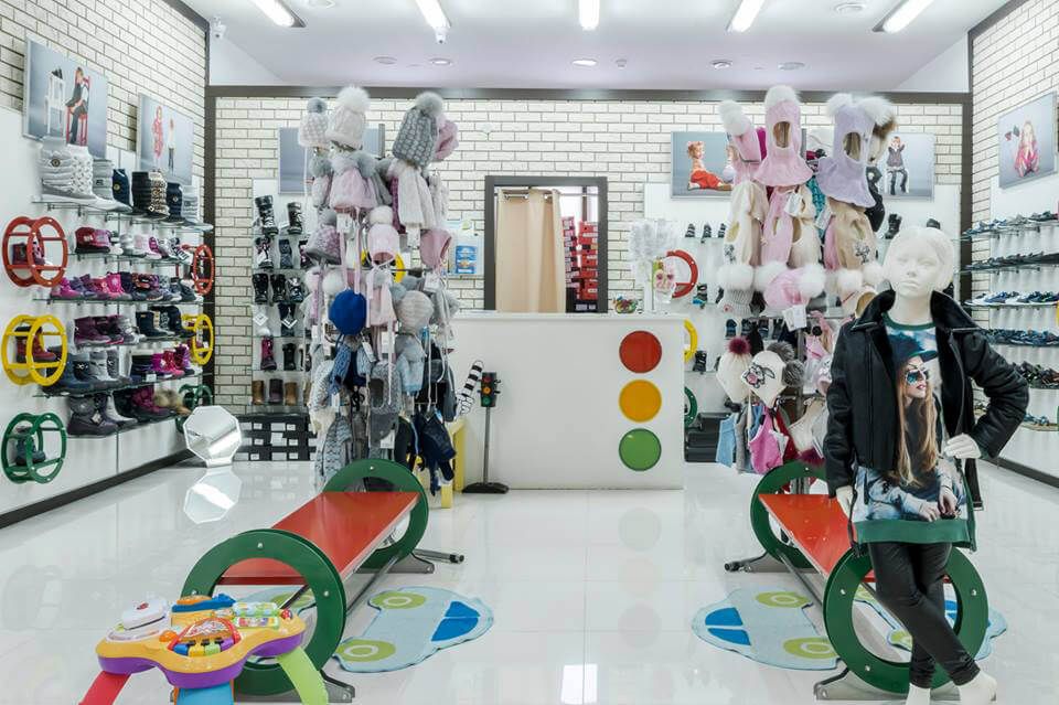 Проектирование и оснащение магазина детской обуви «Пешеходик» от «EXPERT RETAIL»