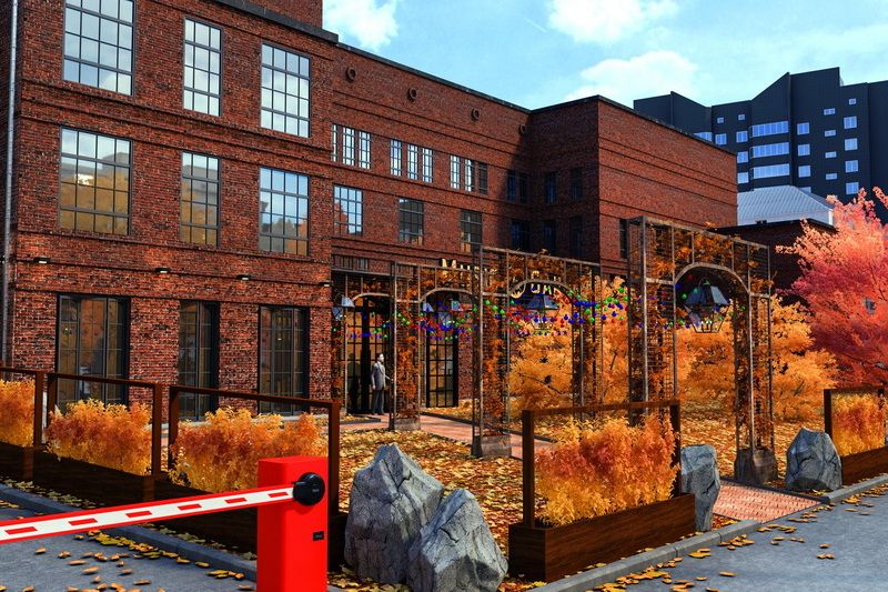 3D-визуализация ресторана «Music Garden»