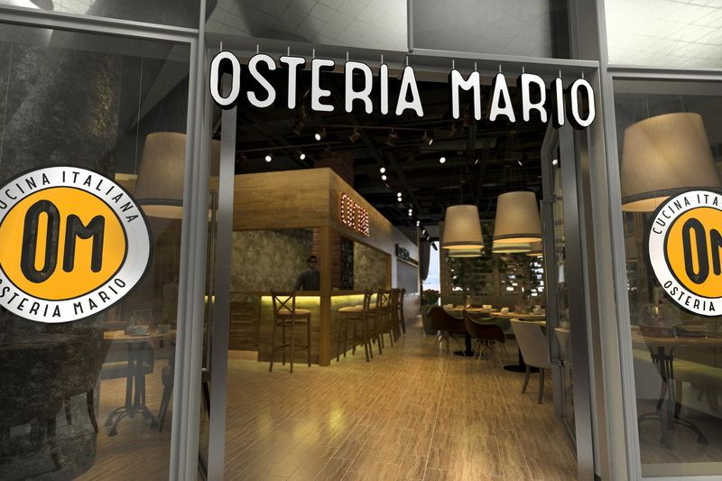 Проектирование и оснащение ресторана «Osteria Mario» в Сколково от «EXPERT RETAIL»