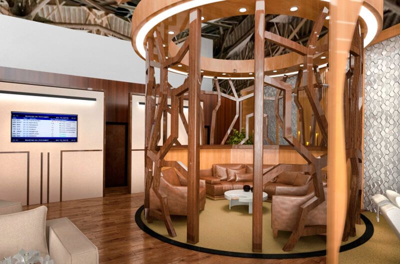 Зонирование пространства в lounge-зоне Top Lounge от «EXPERT RETAIL»