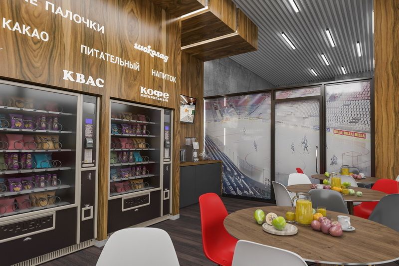 Зонирование пространства в концепте кафе «Vendieng»